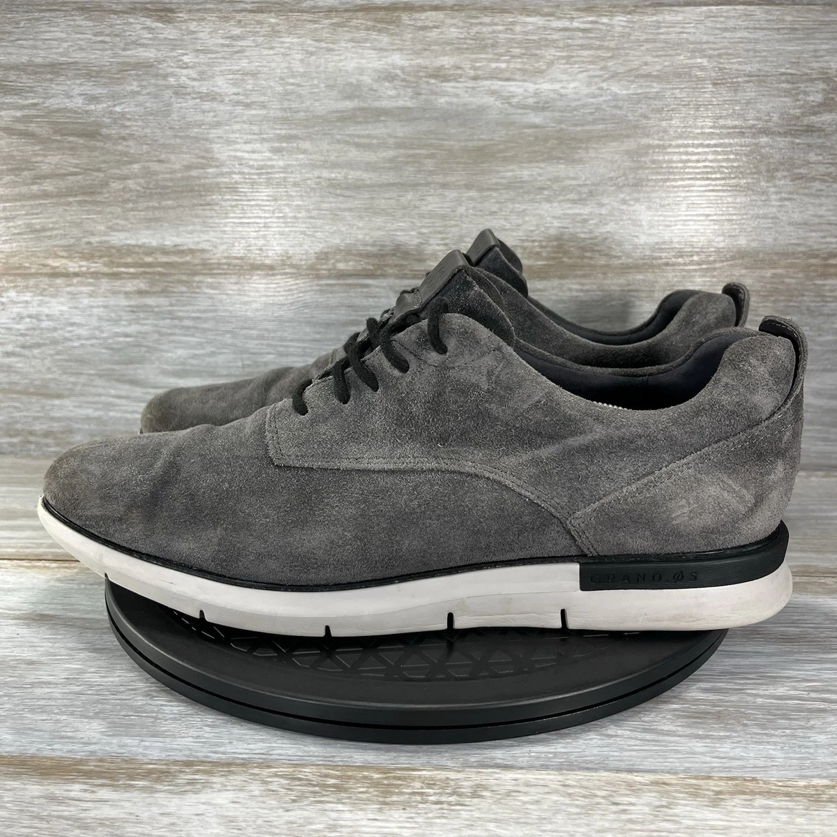 Cole Haan Suede Gray Dress Shoes for Men for sale | eBay display picture 2