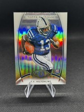 T.Y. TY HILTON RC 2012 TOPPS PLATINUM REFRACTOR #147 COLTS MINT