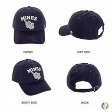 Colorado School of Mines Baseball Hat Orediggers Brimmed Embroirderd Hats...