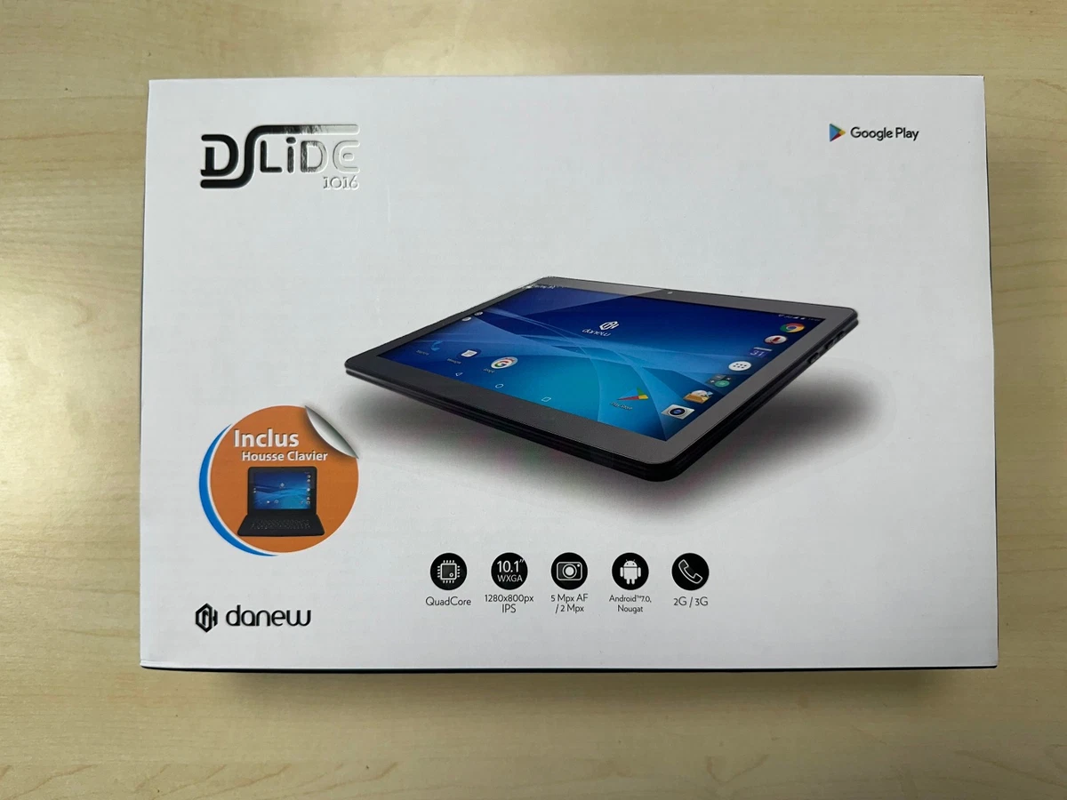Lot 144 - Tablette tactile Danew DSlide 1095, avec son emballage d