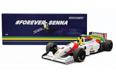 MINICHAMPS 1:18 F1 McLaren Ford MP4/8 Senna Vettel Tribute Imola