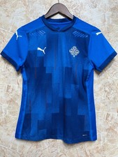 Iceland 2020 Home Womens Player Issue Football Shirt Soccer Jersey Puma Size S