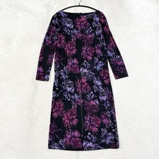 USED GUCCI FLORAL PRINT LONG DRESS GOOD