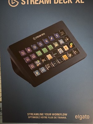 Stream Deck XL Elgato 10GAT9901 32-Button USB 3.0 Keypad - Black