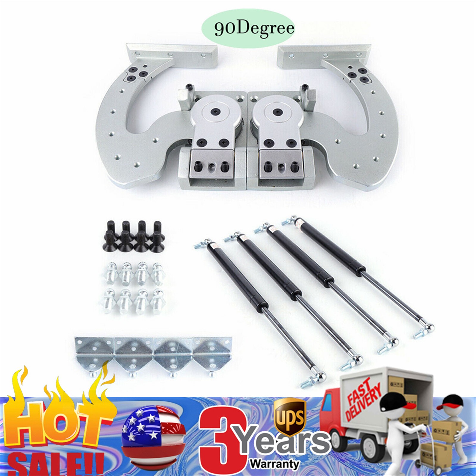 Universal Door Bolt On Vertical Doors Kit Adjustable Fit for BMW Lamborghini New