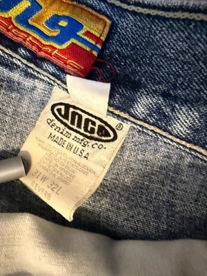 JNCO Jeans Reverb 314 Size 31x31 Baggy Wide Leg Vintage 90's Read