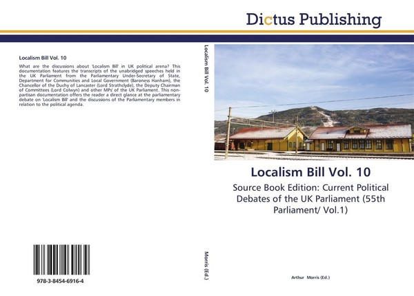 Localism Bill Vol. 10 Arthur Morris-image