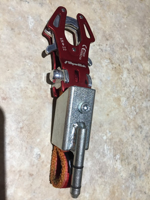 Kong Frosch Kletterseil Zugang Karabiner mit Clip Stick Verbinder Auto Verschluss