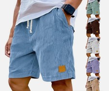 Herren Cord Kordelzug Taille Kordelzug Kurz H...