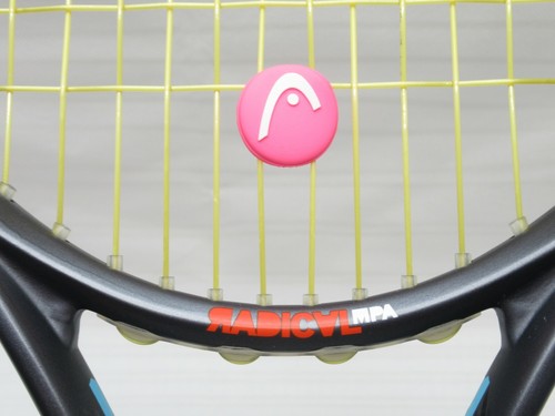 4X PINK / WHITE HEAD "PRO DAMP" VIBRATION DAMPENERS FOR TENNIS RACQUETS - Afbeelding 2 van 3