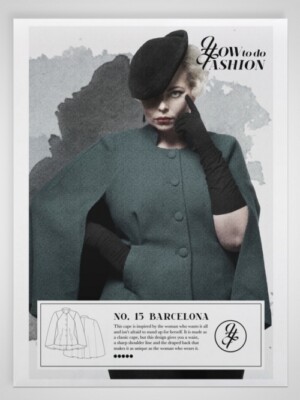 How To Do Fashion Schnittmuster Barcelona Cape Damen 34-48