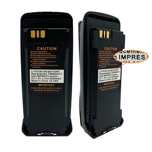 2X PMNN4077 IMPRES Akumulator litowo-jonowy 3000mAh do XPR6350 XPR6380 XPR6550 XPR6580 - Zdjęcie 1 z 4