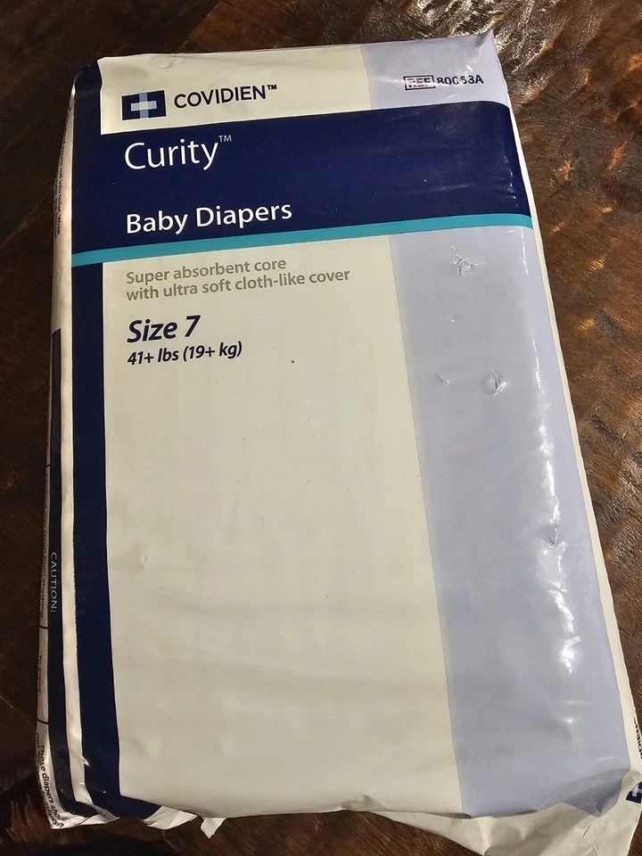 Pañales para bebé Coviden Curity talla 7 Foto 2 de 2