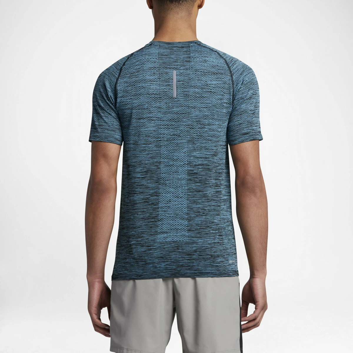 NIKE DRI FIT KNIT RUNNING T SHIRT TURBO VIVID BLUE 833562 013 MSRP