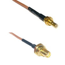 RG316 SMB MALE BULKHEAD to SMA Female O-Ring RF Cable Rapid-SHIP LOT