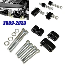 3/4" Driver FloorBoard Spacer Extension Kit For Harley FLHT/ FLHR FLTR 2009-2013