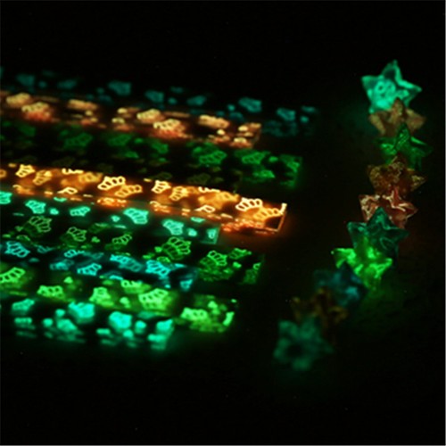 210 Strips Folding Origami Paper Luminous Lucky Wish Star Glows in the Dark - Picture 10 of 22