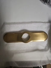 Gold Kohler Deck Plate for Faucet"Vibrant Brushed Moderne Brass"