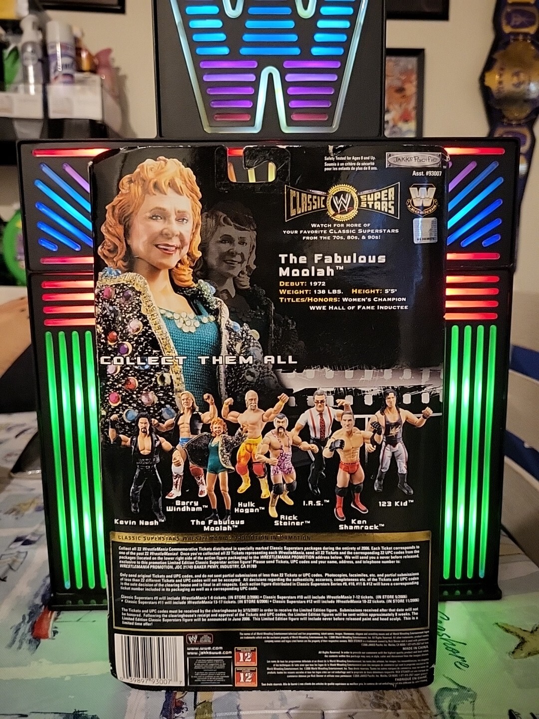 New WWE Fabulous Moolah Wrestling Figure Classic Superstars Collector ...