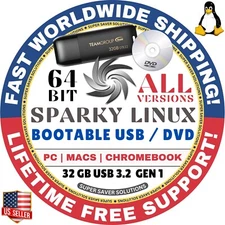 SPARKY LINUX OS for i686 AMD64, USB/DVD, LIVE/INSTALL MATE, LXQT, XFCE, KDE MORE