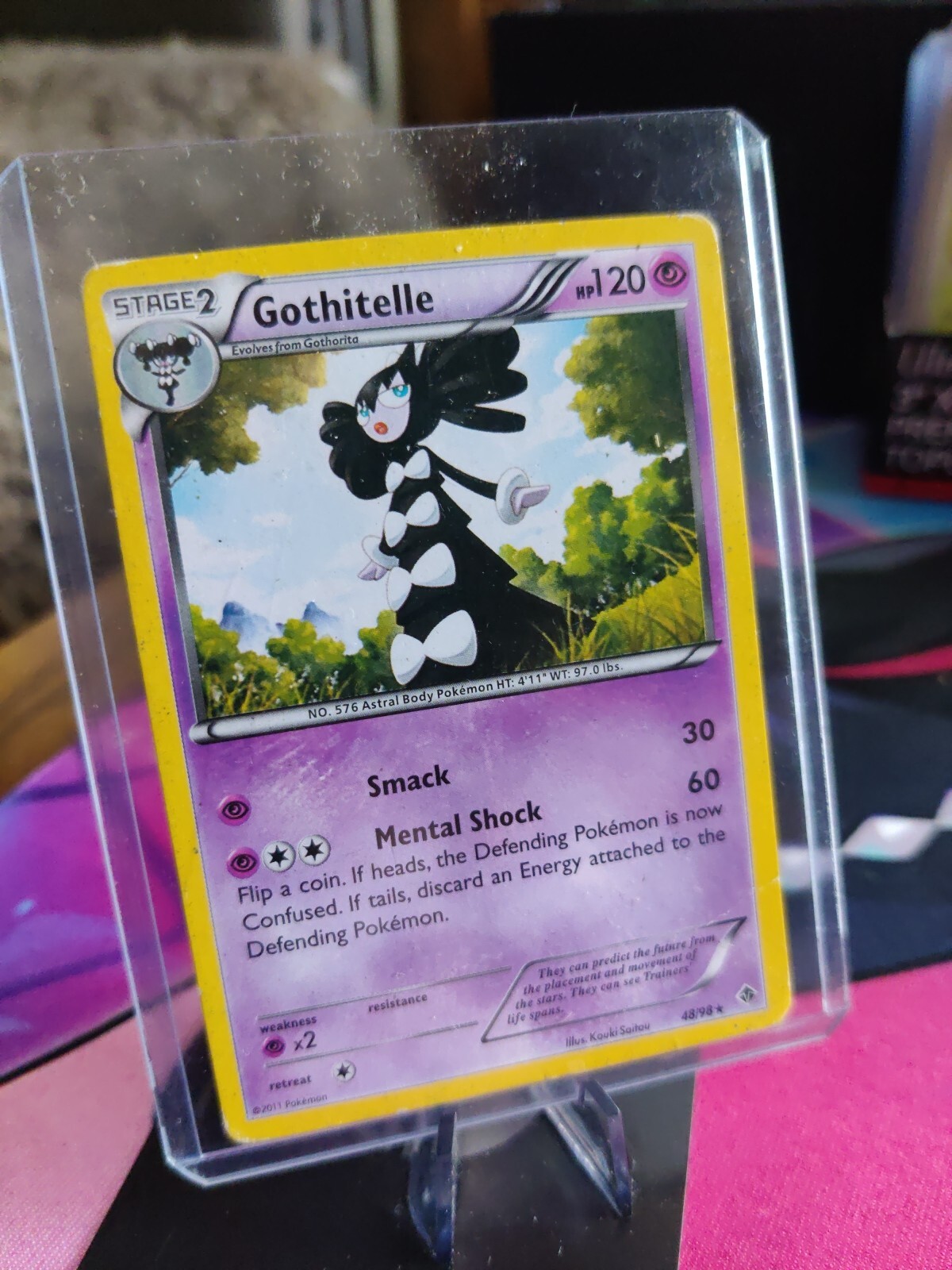 063PK048 -  Gothitelle - 48/98 - Emerging Power - Rare - LP Corner