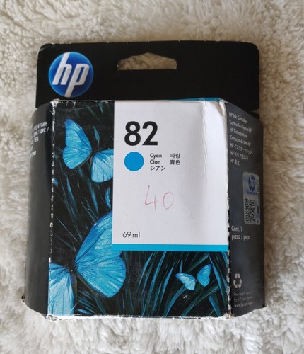 3 Original HP Tintenpatronen HP 10 Schwarz 82 Cyan Gelb C4911A C4913A C4844A - Bild 6 von 7