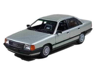 AUDI A 100  - silver - RHINO 1:64