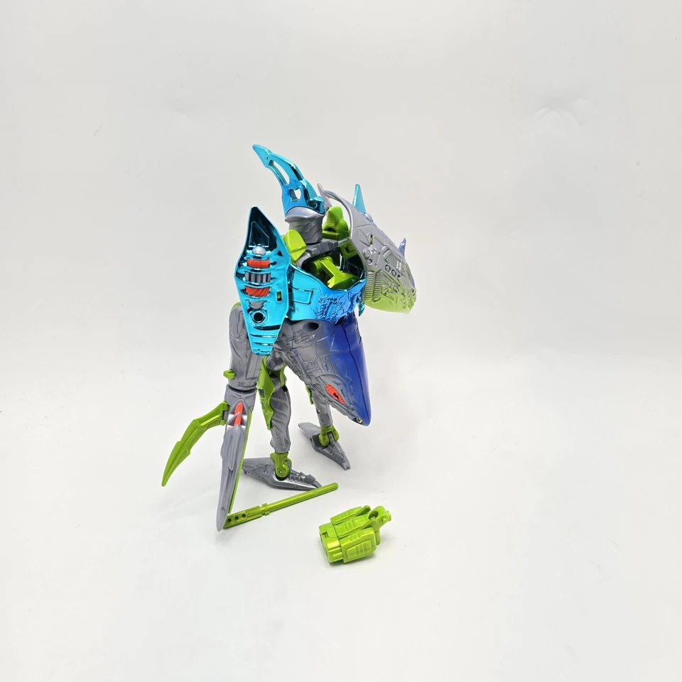 CYBERSHARK Transformers Beast Wars Transmetals 2 Suelto Casi Completo Hasbro Foto 2 de 3