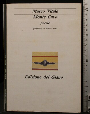 KABELHALTER. POESIE. VITALRAHMEN. ED DEL GIANO. AUTOR WIDMUNG.