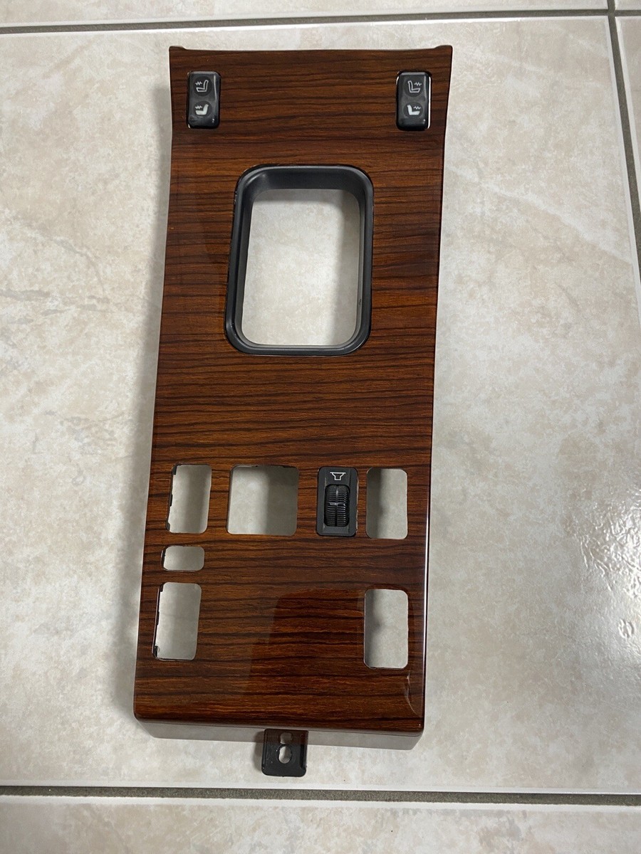 キリノページ Mercedes Benz w124 Zebrano Center Console Shifter Wood '86-'89