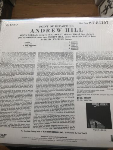 Open Sleeve Point of Departure Andrew Hill Eric Dolphy Blue Note Records LP - Picture 2 of 2