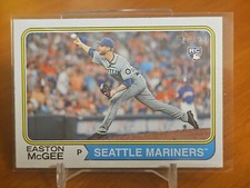 2023 Topps Heritage Base Easton McGee RC #178 Seattle Mariners