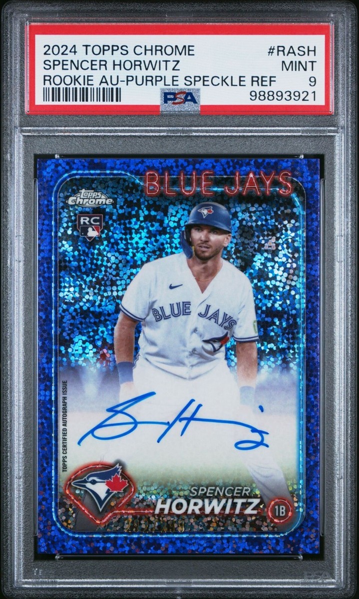 2024 Topps Chrome Autographs Purple Speckle Refractor #RA-SH