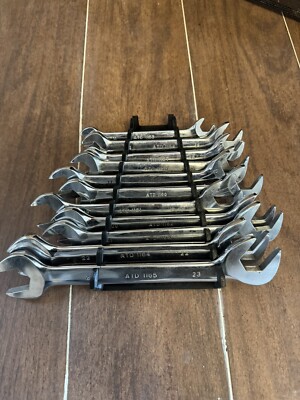 ATD Tools Platinum Tech Metric Angle wrench Open End Wrench Set 11 PC 23mm-14mm