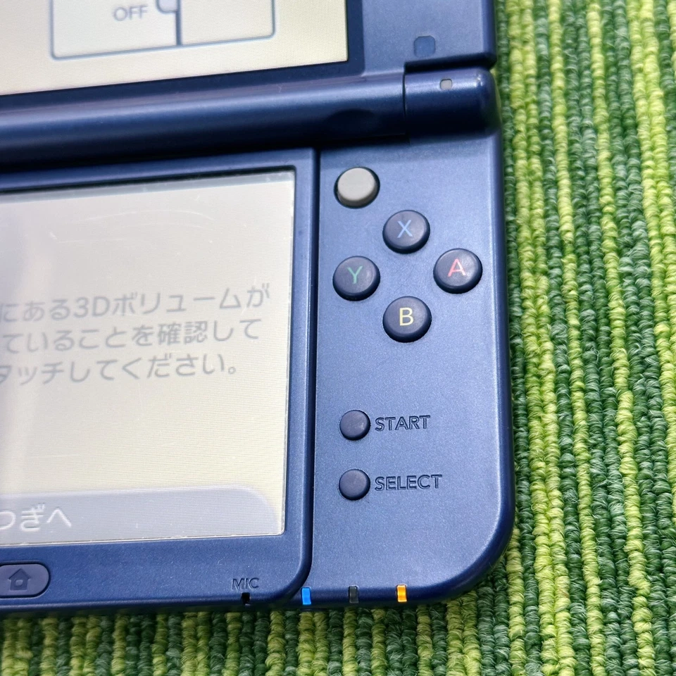 Nueva consola Nintendo 3DS XL LL azul metálico lápiz óptico funcionando probado versión japonesa Foto 4 de 4