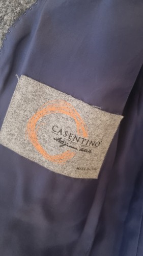 Suitsupply Merano Coat 94 38 L Grey Casentino Wool Double Breasted Polo 48 - Bild 6 von 7