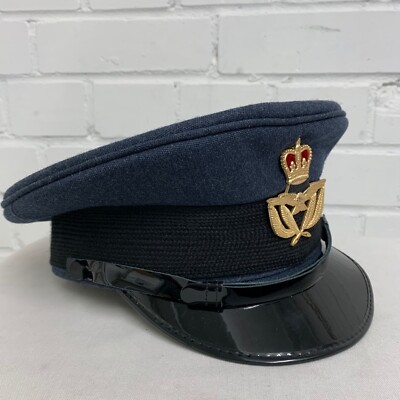RAF ROYAL AIR FORCE WO WARRANT OFFICERS CAP Size: 57cm British