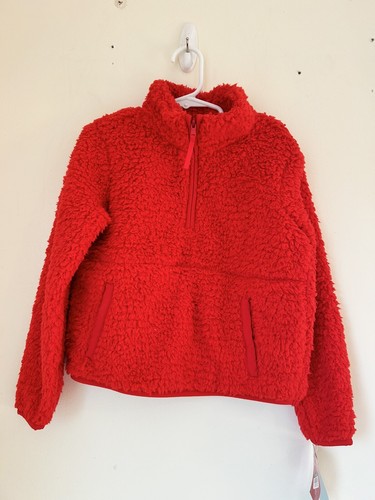 NEW SET OF 2-Unisex kids Fuzzy holiday 1/4 Zipper holiday sweater- Wondershop - Picture 5 of 5