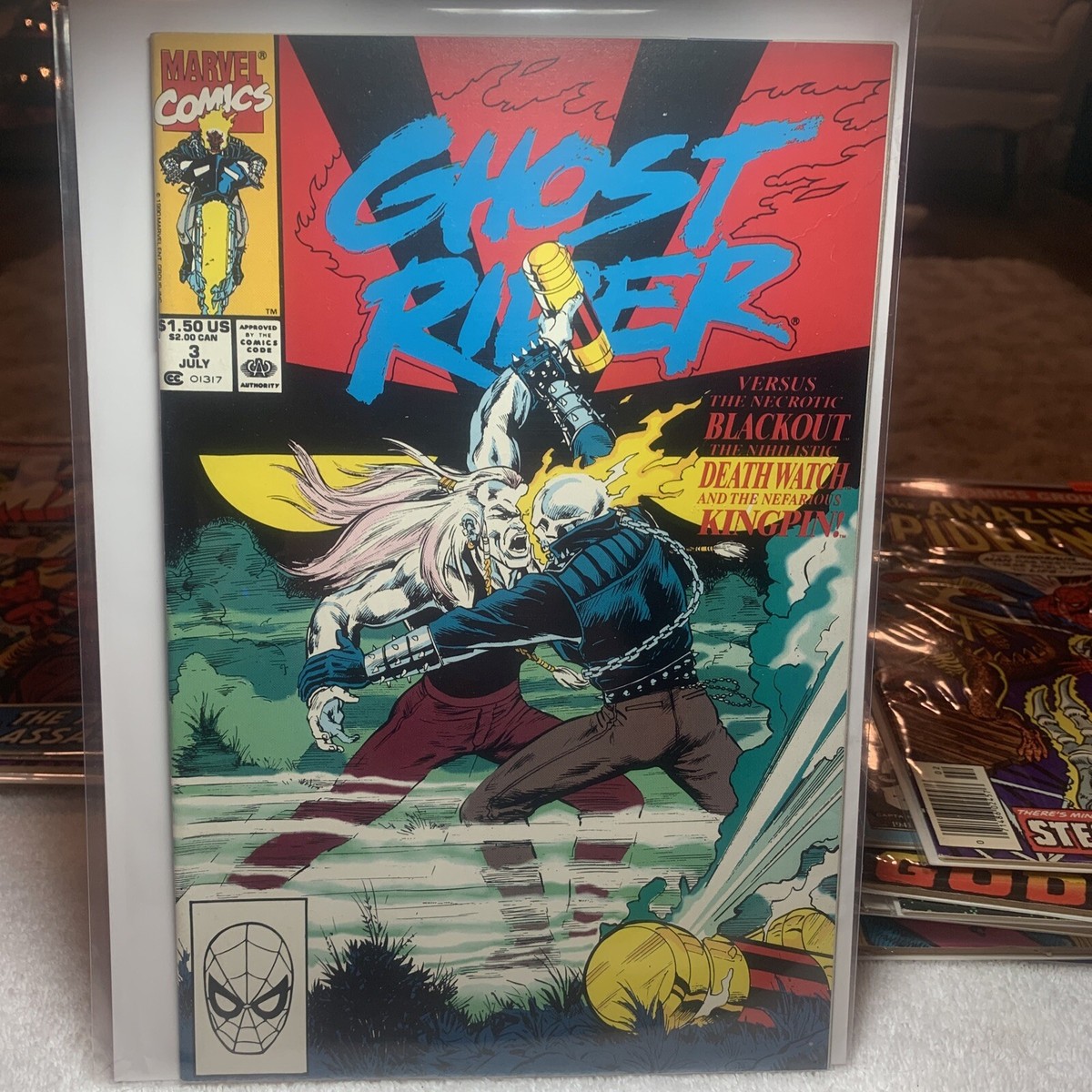 Deathwacth Ghost Rider Ghost Rider Contro Blackout Ghost Rider (2022) #10 | Comic Issues