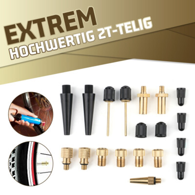 21-TLG. Luftpumpen Kompressor Zubehör XXL Set Ventil-Adapter Kit Ventilwerkzeug
