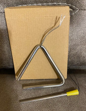 Percussion instrument Triangle REALLY WORKS Christmas Tree Ornament 3.5 inches