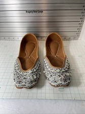 Indian Pakistani jutti khussa flat Womens shoes Size 41
