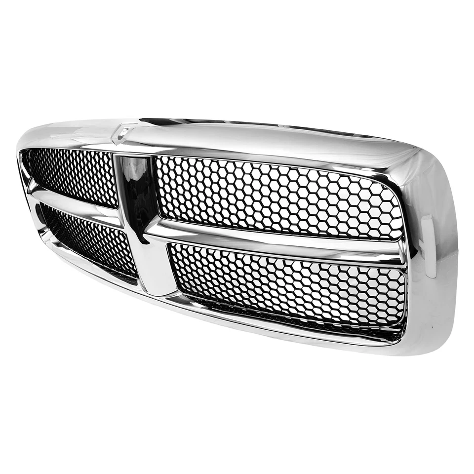 For 2002-2005 Dodge Ram 1500 Grille Assembly Chrome Frame Honeycomb Inserts Foto 4 de 4