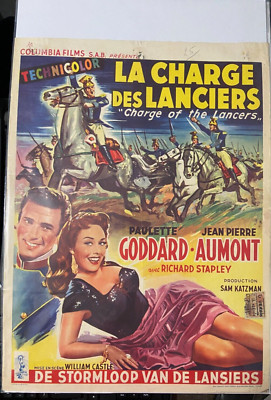 City of Bad Men (La Cite Des Tueurs). Belgian Window Card (14'' X 22''). Western.