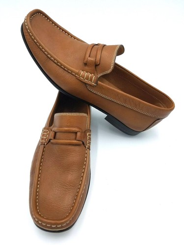 Donald J. Pliner Dione 8M Marrón Cuero Mocasines | eBay