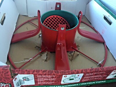 SANTA'S SOLUTION LIVE CHRISTMAS TREE STAND 7'-12' TALL TREES MADE IN CANADA NEW!