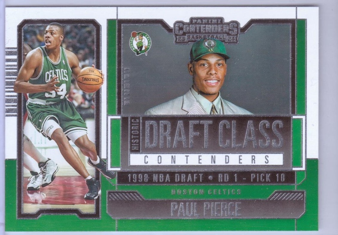 Paul Pierce #24 Basketball Cards 2023 Panini Contenders Historic Draft Class trading card — raw and PSA graded price guide