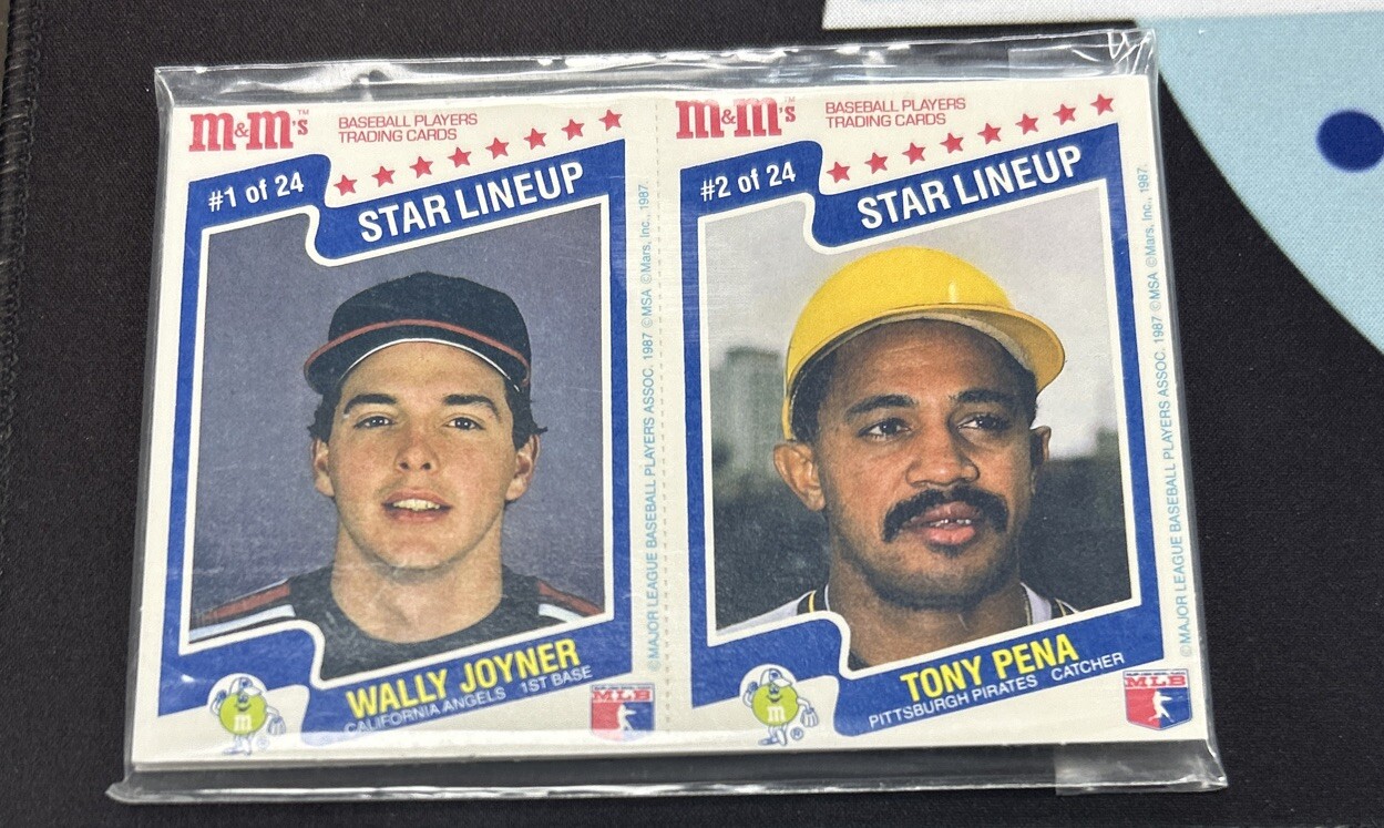 1987 M&Ms MLB Unopened Star Lineup 24 Card Set 2 | eBay