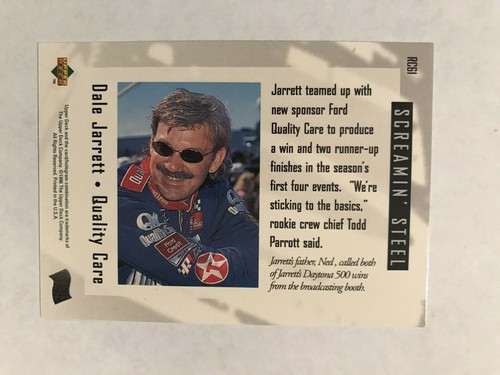 1996 Upper Deck Road to the Cup #RC61 - Dale Jarrett's Car - Picture 2 of 2