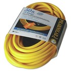 Polar/Solar Outdoor Electrical Extension Cord 50 ft Three-Outlets Yellow New Us